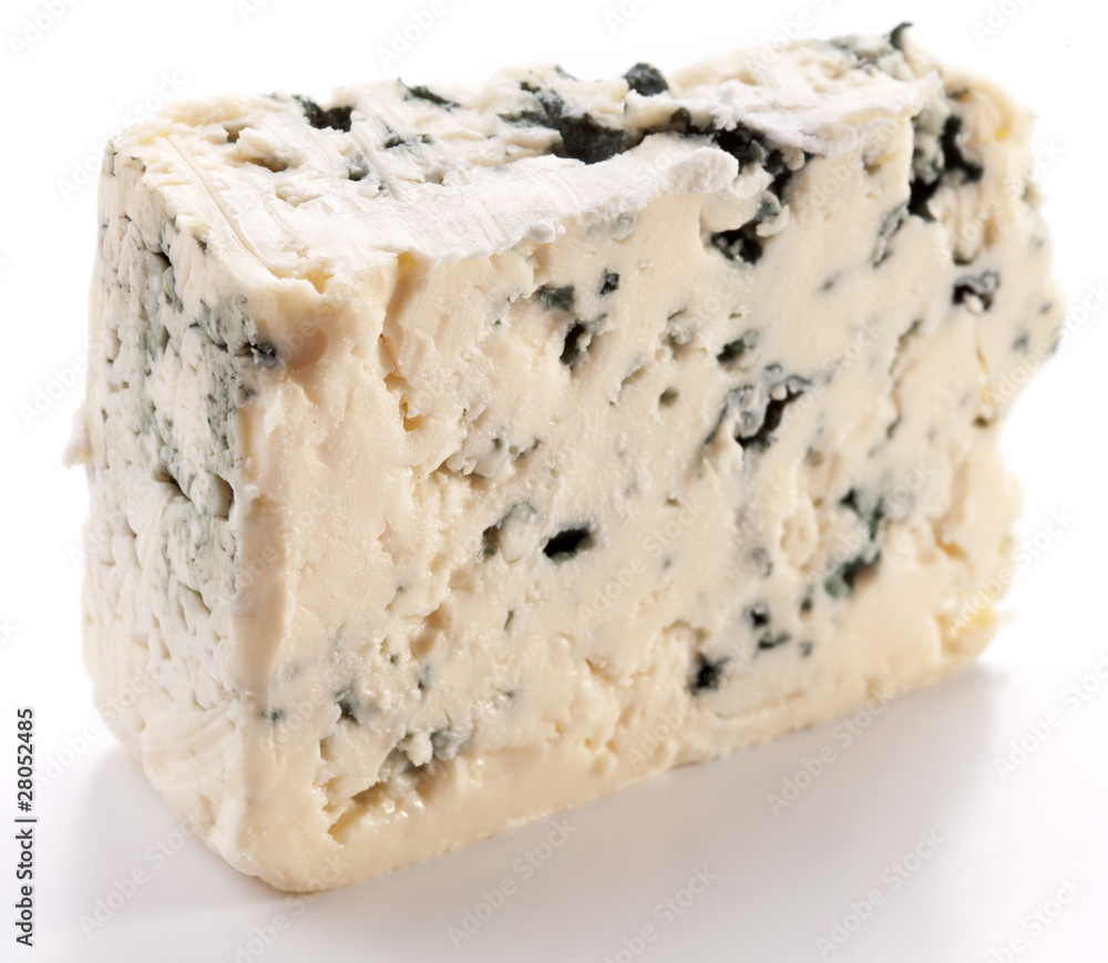 Piece of blue cheese.
