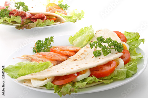 plate of sandwich