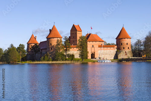 Island castle in Trakai, Lithuania