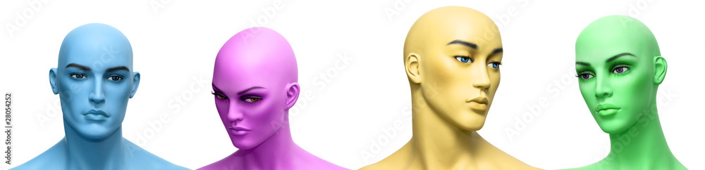 Color faces Color faces