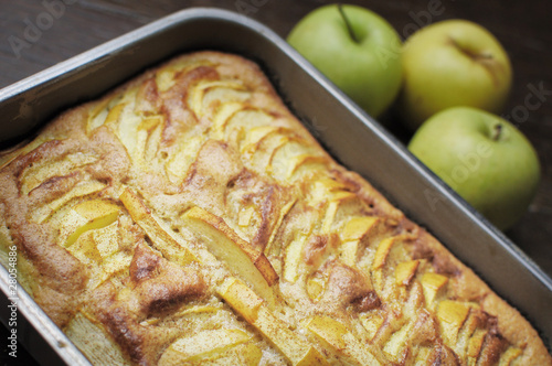 tourte pommes photo