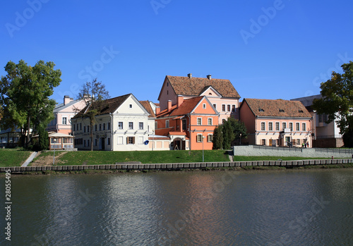 The Trinity suburb houses in Minsk