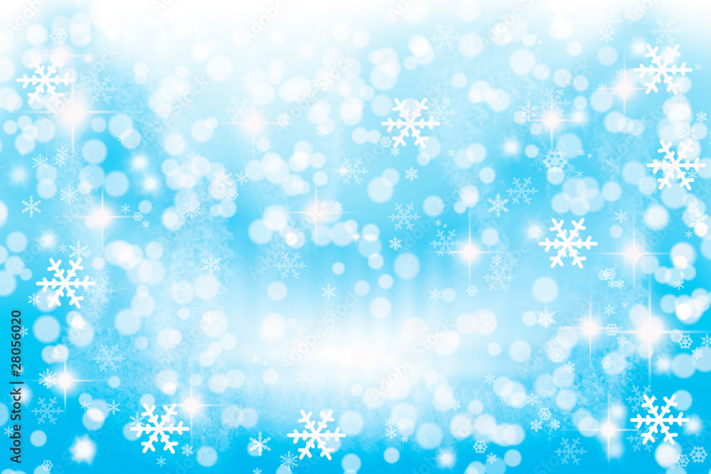 Winter lights background Winter lights background