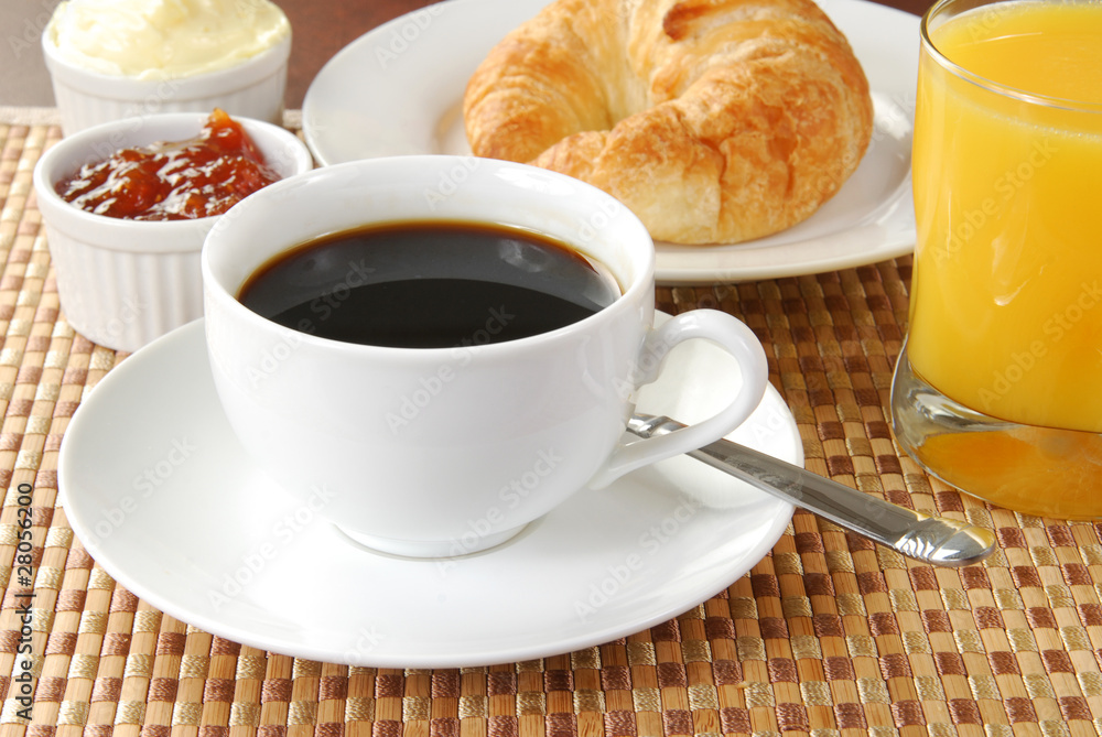 Coffee continental breakfast Coffee continental breakfast