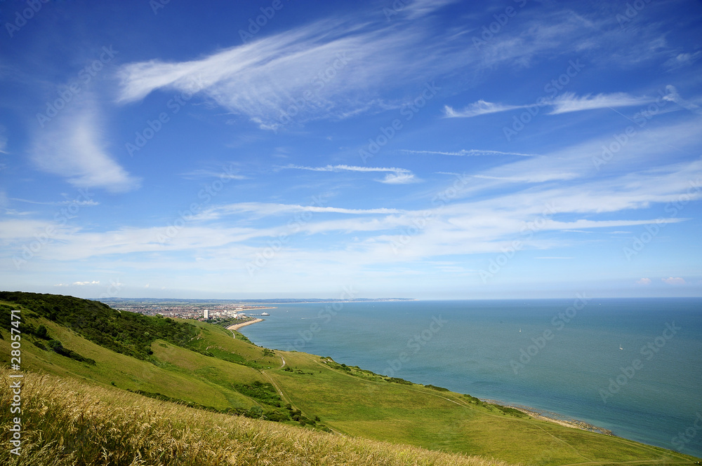 View From Beachy Head Looking East