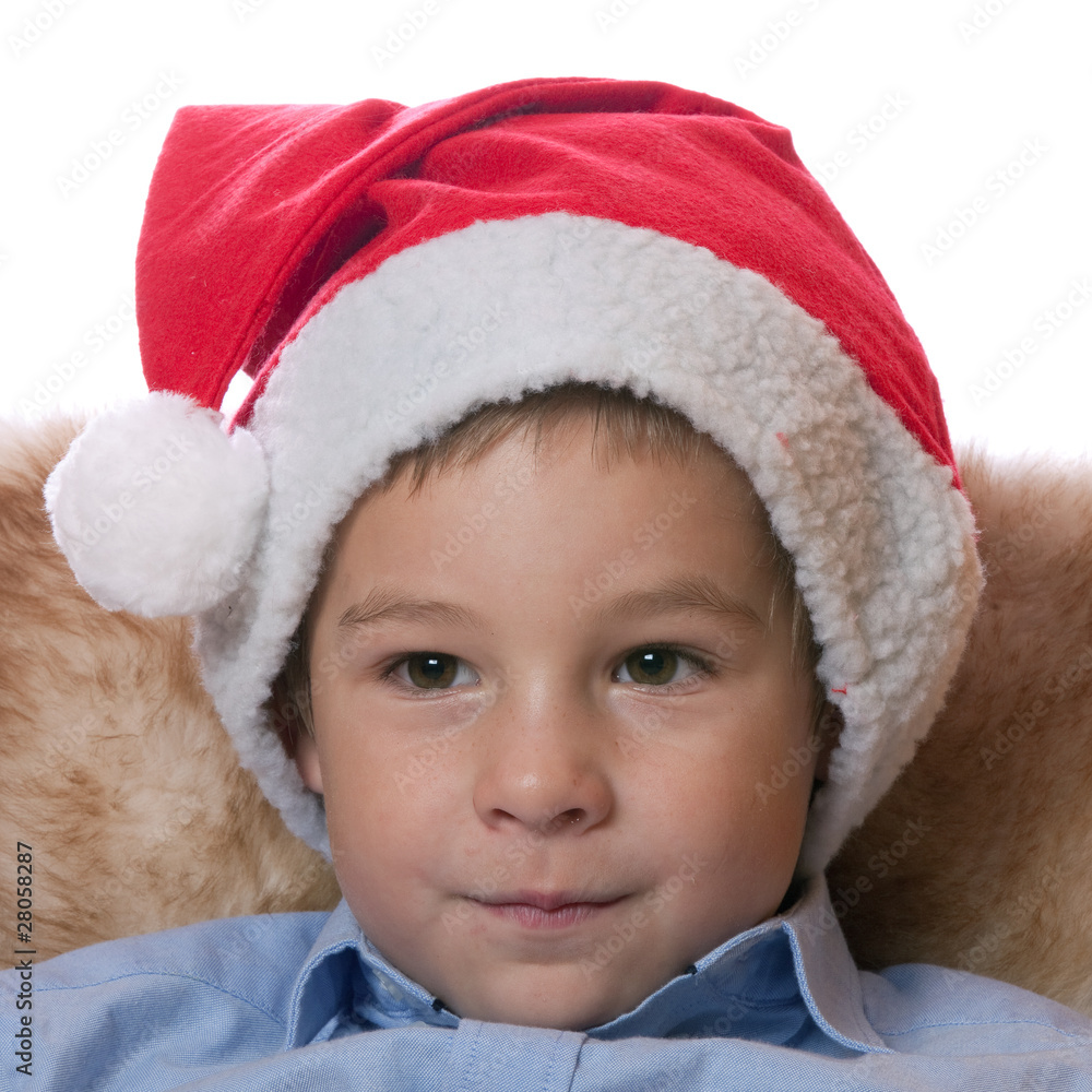 Kind als Weihnachtsmann Kind als Weihnachtsmann