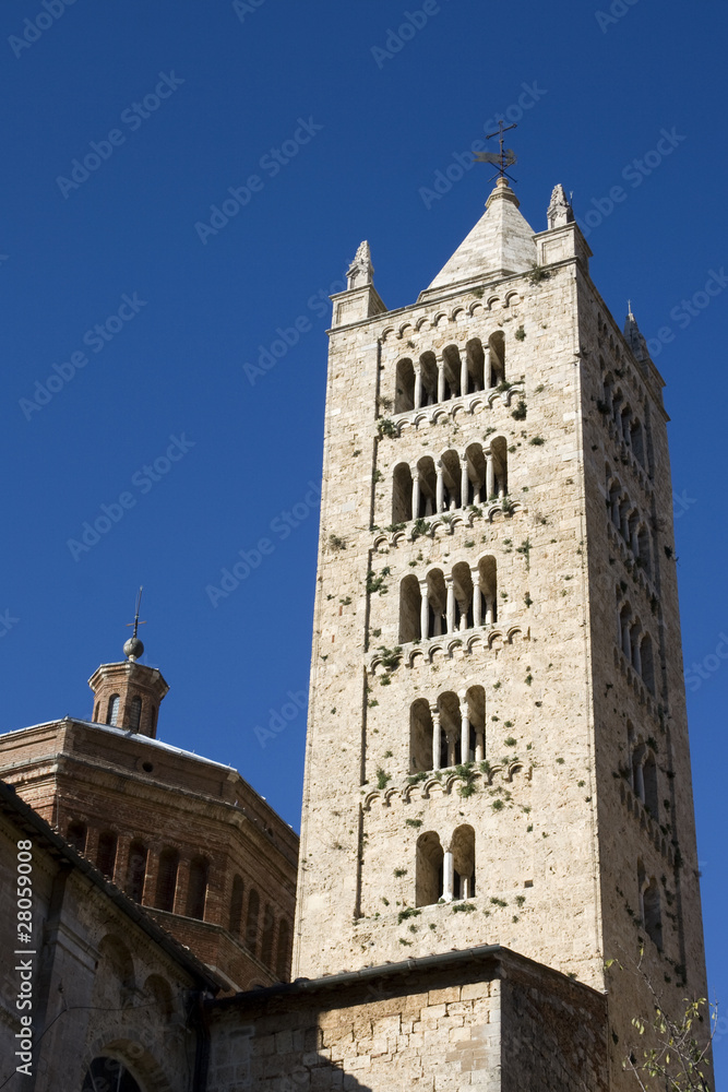 Tower of Cathedral of Massa Marittima - Italy