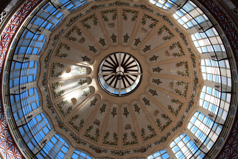 cupola del mercato di valencia cupola del mercato di valencia