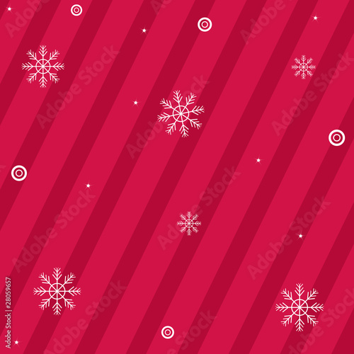 Christmas Background With Snowflakes