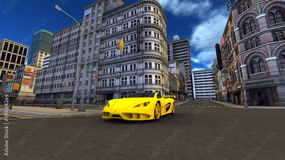 Fototapeta premium スポーツカー