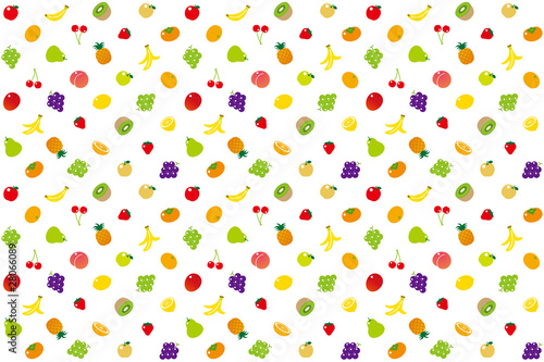 フルーツのパターン