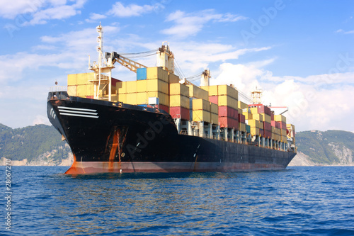 transportation, containers ship