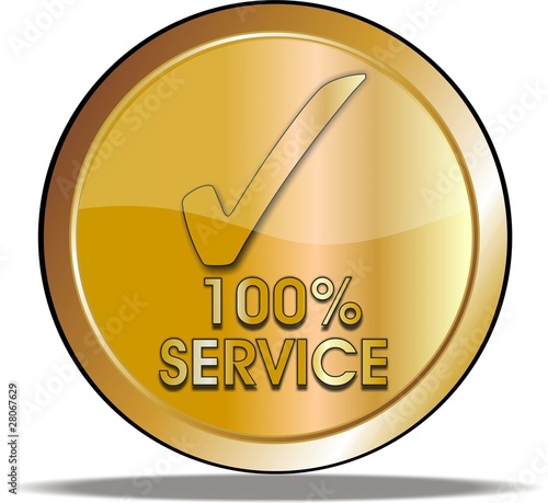bouton 100% service