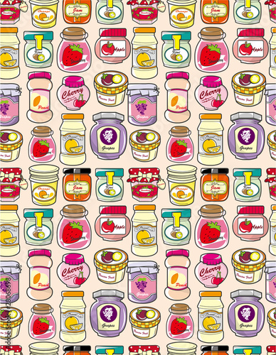 seamless jam pattern