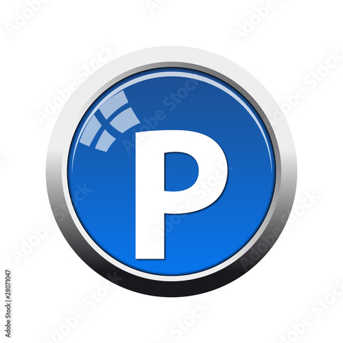 Botón glossy parking