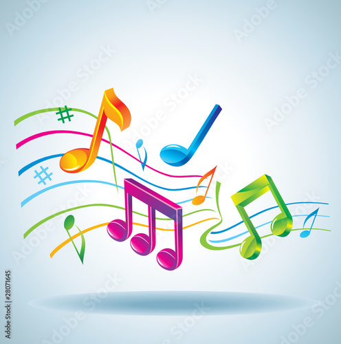 Beautiful music background.