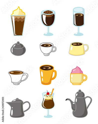 cartoon coffee icon