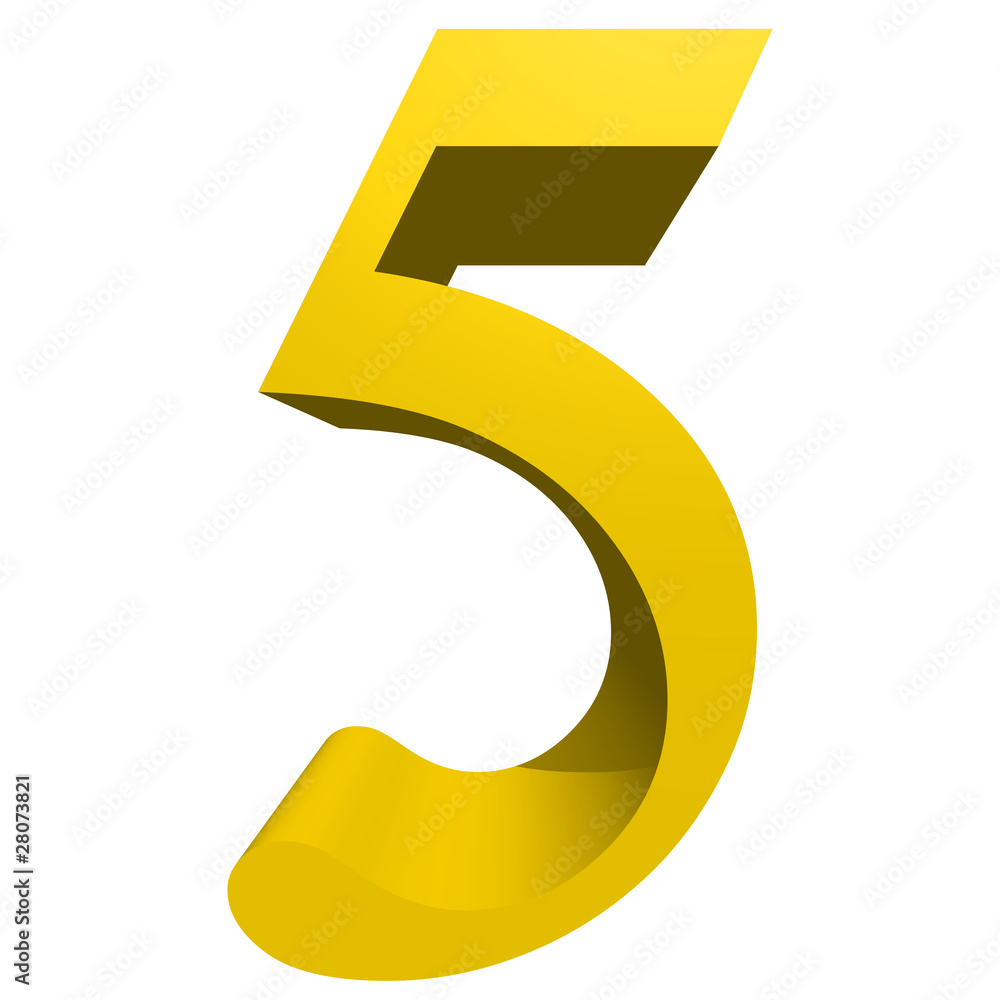 High resolution 3D yellow font isolated on white background High resolution 3D yellow font isolated on white background