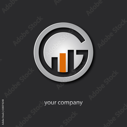 logo entreprise, logo finance et placement