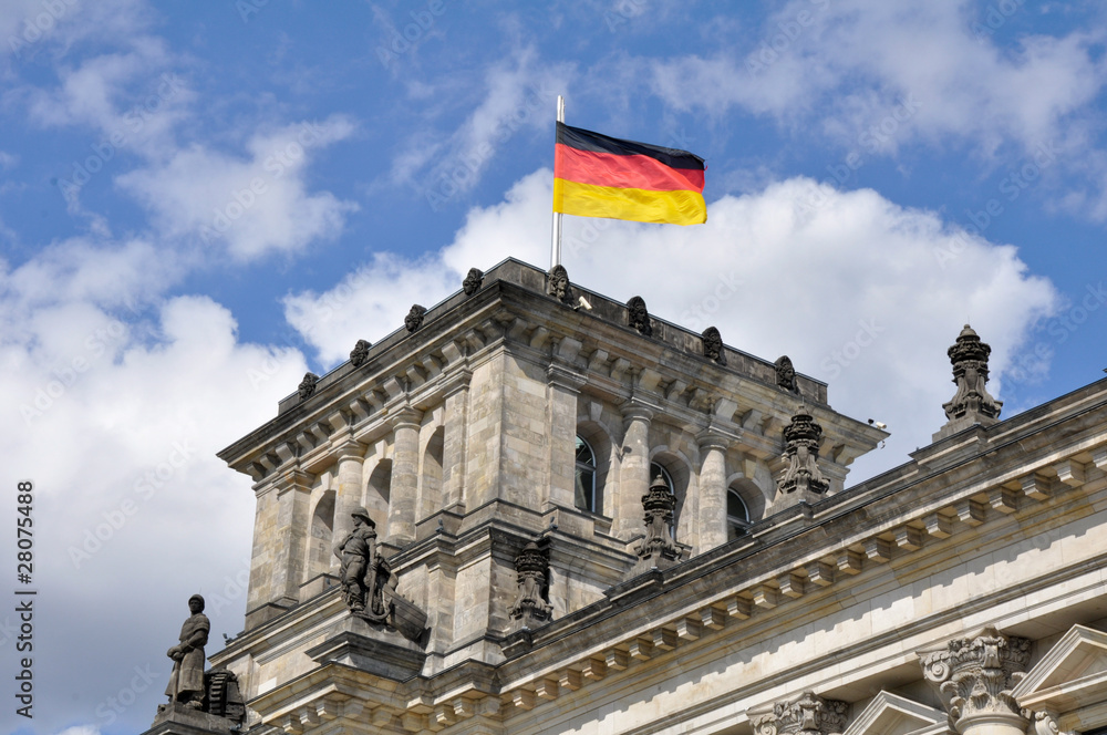 Obraz premium Reichstag in Berlin