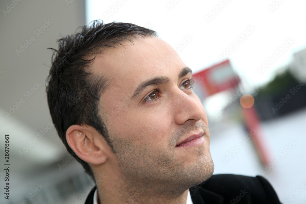 Young businessman on business travel Young businessman on business travel