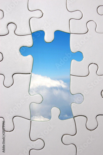 Blue sky jigsaw
