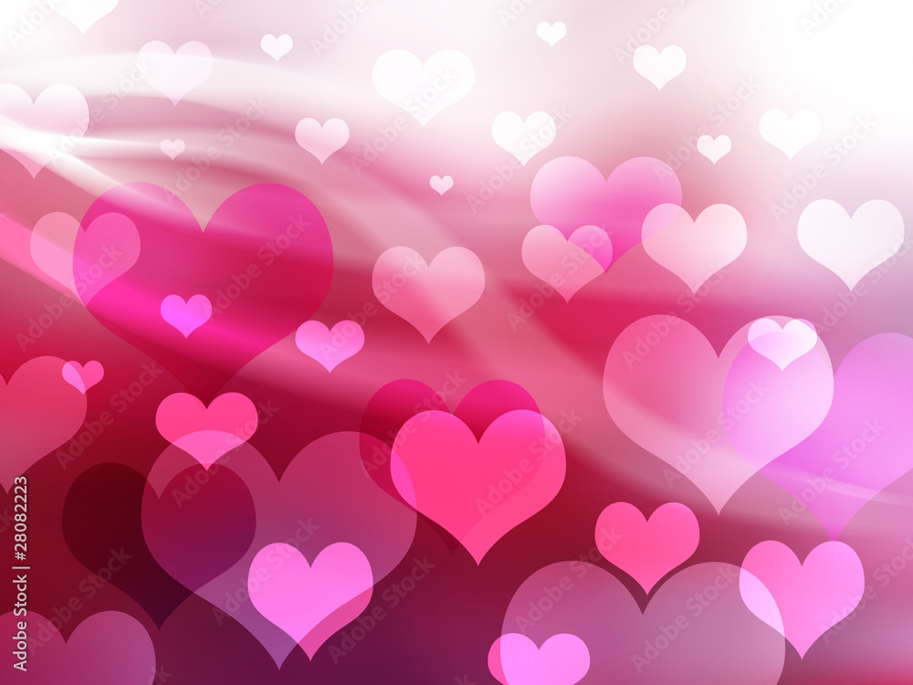 valentine background with heart
