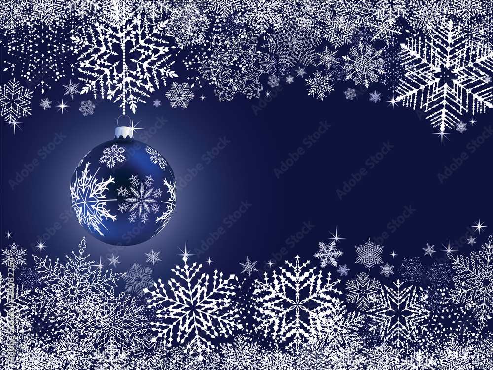 Abstract Winter Blue Background Abstract Winter Blue Background