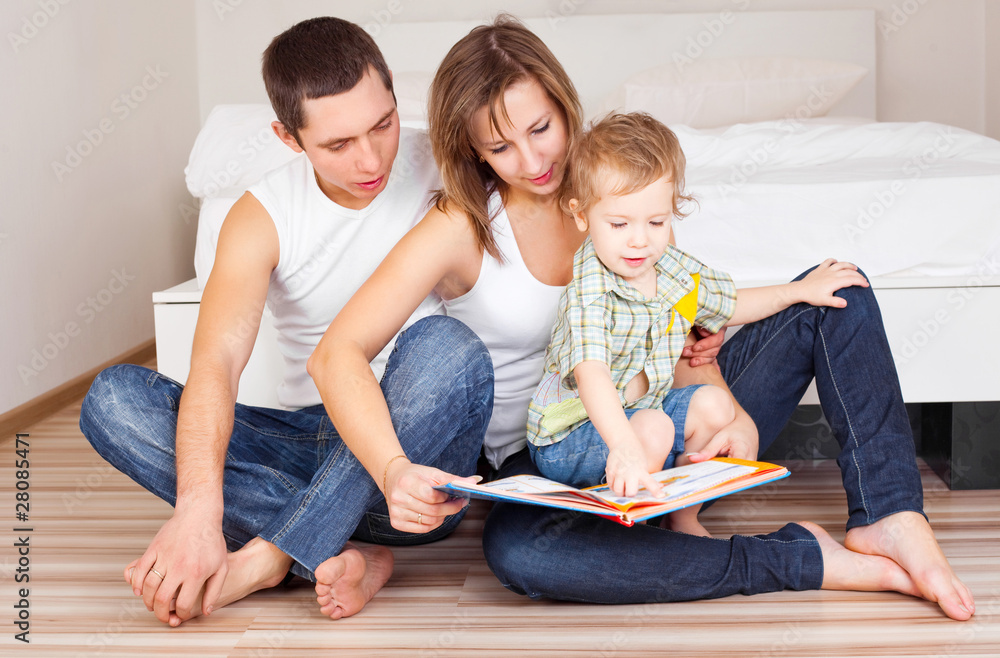 happy family at home happy family at home