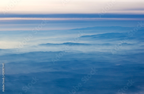 aerial view of the  Alps © travelview