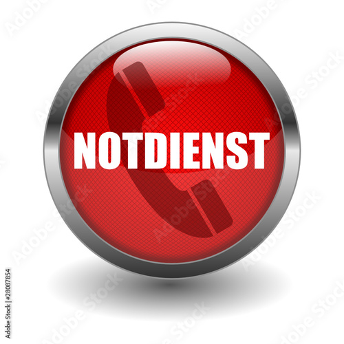 Button Notdienst