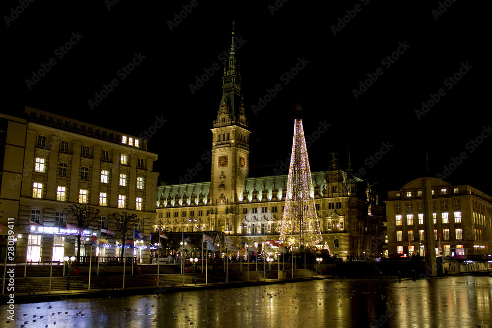 Weihnachtliches Hamburg