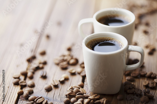 фотографія coffee beans and coffee