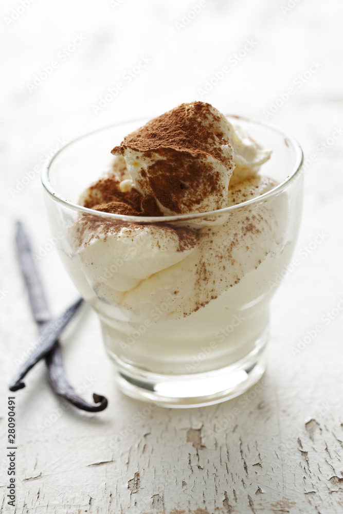vanilla mousse