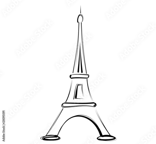 tour Eiffel main levée