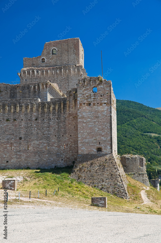 Albornoz fortress. Assisi. Umbria.