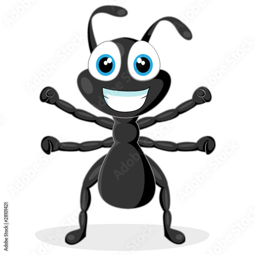 cute little black ant