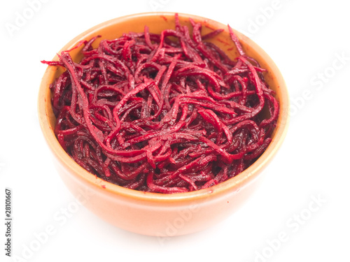 Beet in a plate