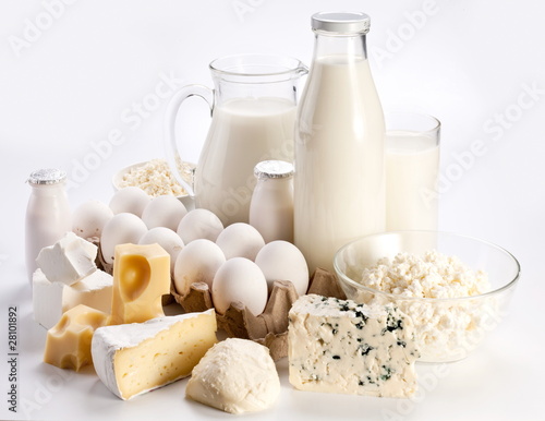 Photo of protein products.