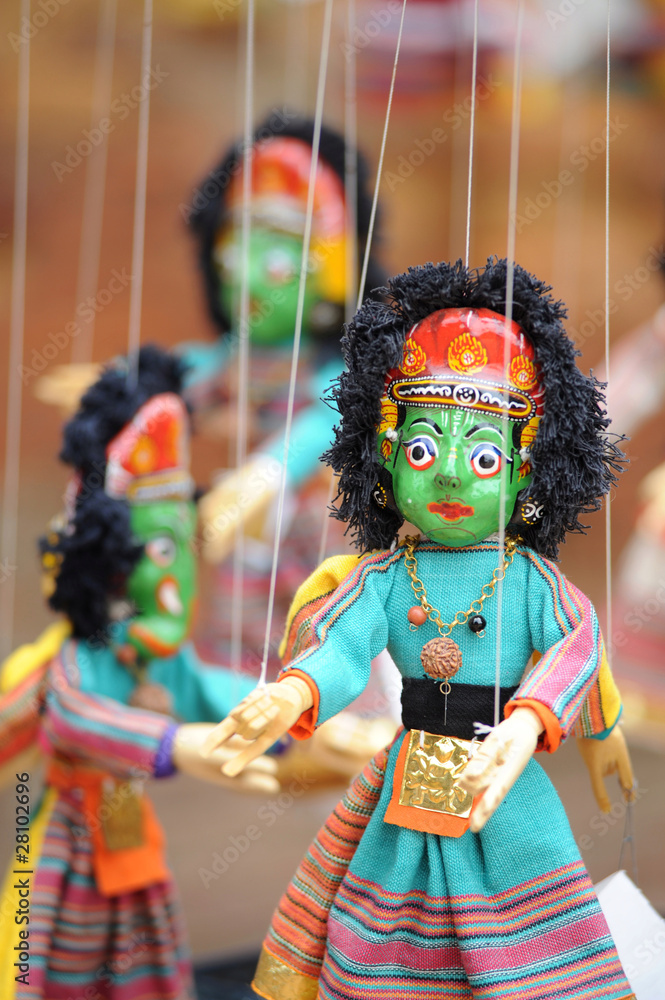 Obraz premium Marionette in Kathmandu,Nepal