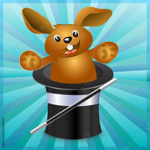 hase aus dem hut