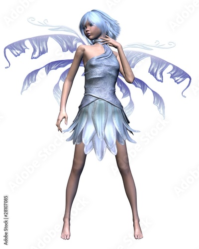 Icy Blue Winter Fairy - 2