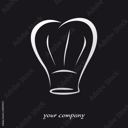 logo entreprise, toque chef cuisinier