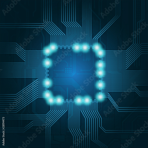 Circuit board vector background. Eps10