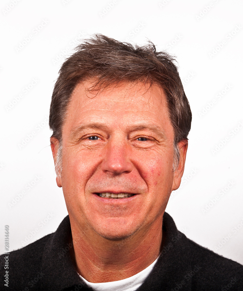 Obraz premium smiling man isolated on white background