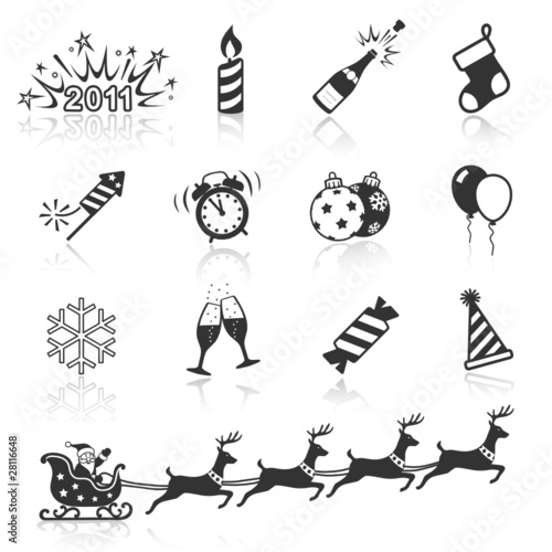 Black Icons - Christmas & New Year Celebration