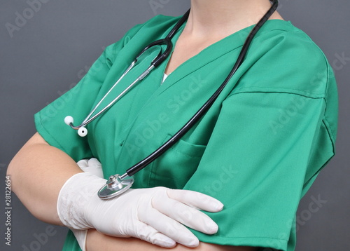 Canvas Print Attractive lady doctor