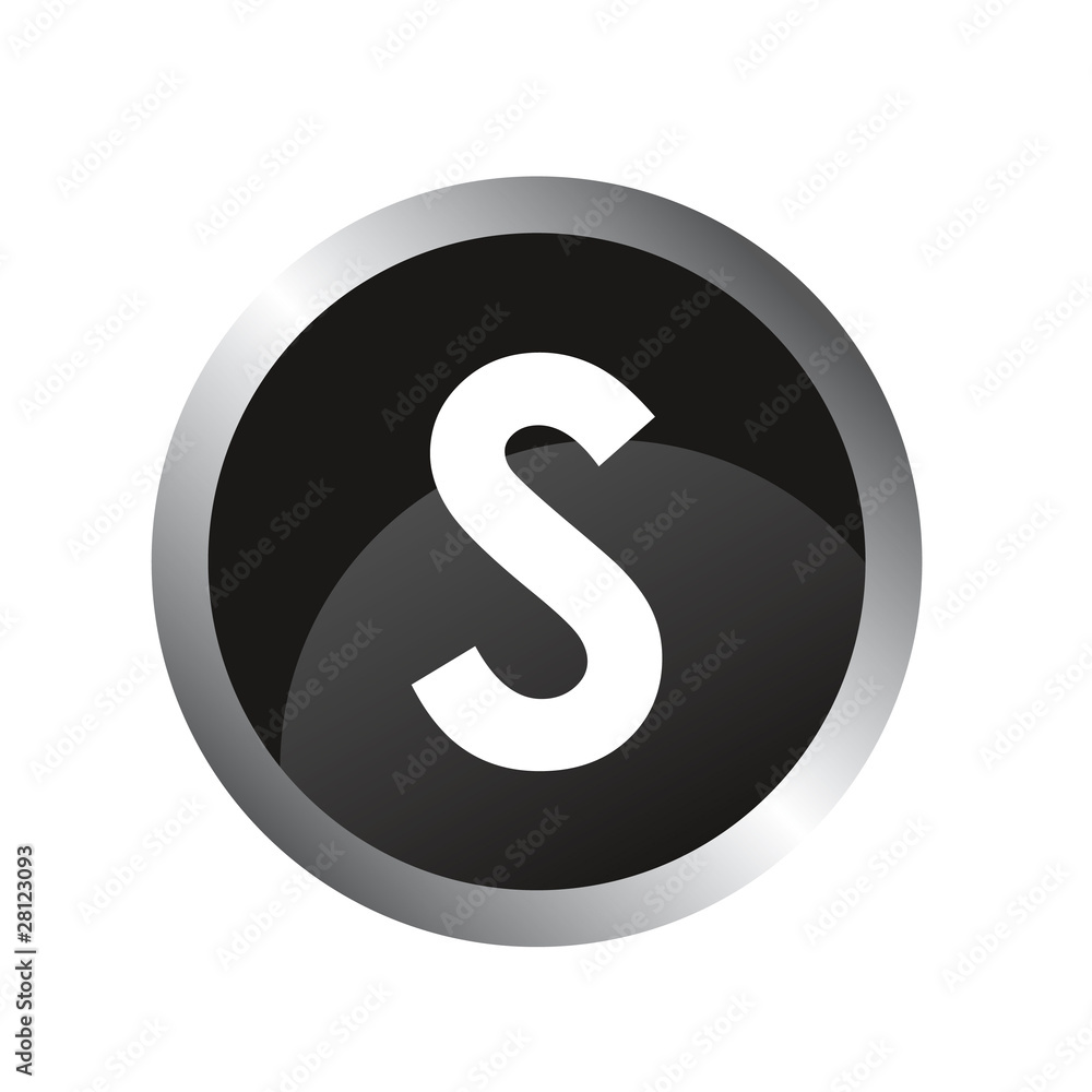 Icon vector web illustration letter S Icon vector web illustration letter S