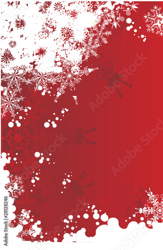 fond de noel rouge étoiles