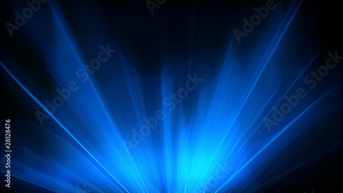 Blue background, loop